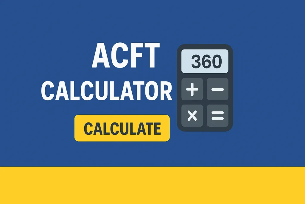 ACFT calculator